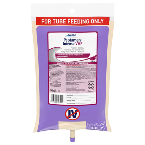 Tube Feeding Formula Peptamen Intense VHP Ready to Hang Prefilled Container