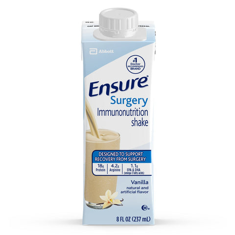 Oral Supplement Ensure Surgery Immunonutrition Shake Reclosable Carton