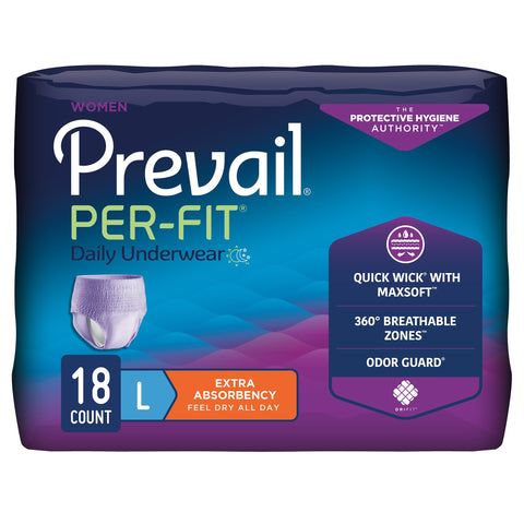 Prevail Per-Fit Daily Incontinence Protective Pull-Up Underwear for Women