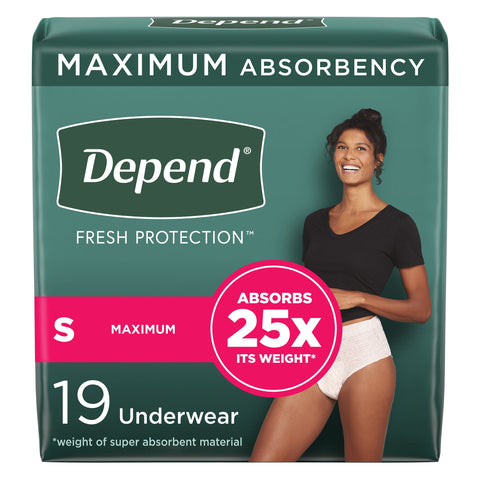 Depend Fresh Protection Adult Incontinence Underwear for Women