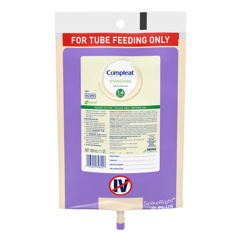 Tube Feeding Formula Compleat Standard 1.4 Cal Liquid Ready to Hang Prefilled Container