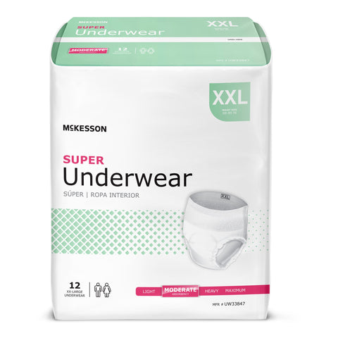 McKesson Super Moderate Absorbency Incontinence Underwear