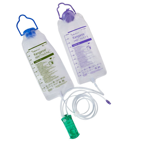 Enteral Feeding Pump Flush Bag Set Kangaroo OMNI ENtelliSet NonSterile