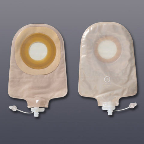 Transparent One-Piece Urostomy Pouch with Flextend Barrier and Anti-Reflux Feature