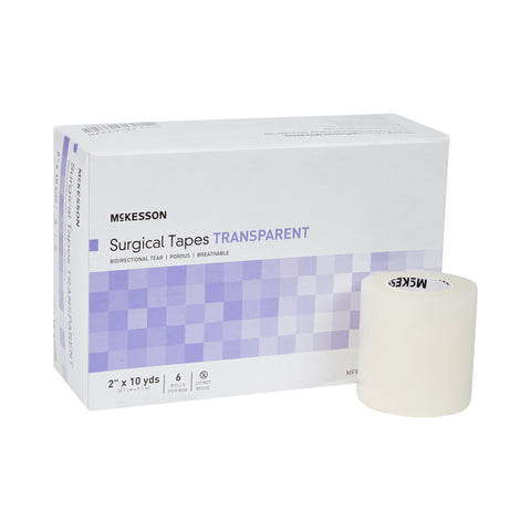 McKesson Plastic Medical Tape, Transparent
