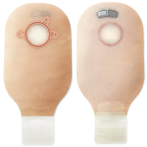 New Image Colostomy Pouch, Drainable, Odor Barrier, Rustle-Free, 1-Sided Comfort Panel, Transparent