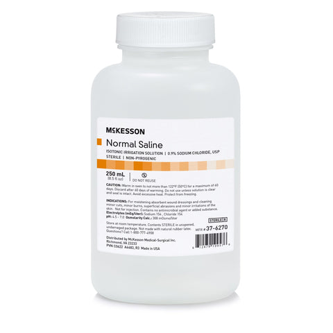 McKesson Saline Irrigation Solution, Bottle