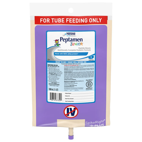Pediatric Tube Feeding Formula Peptamen Junior Liquid Whey Protein Impaired GI Function