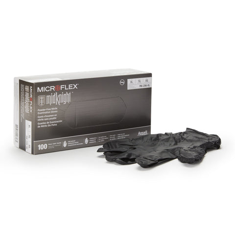 Microflex MidKnight Touch Exam Gloves