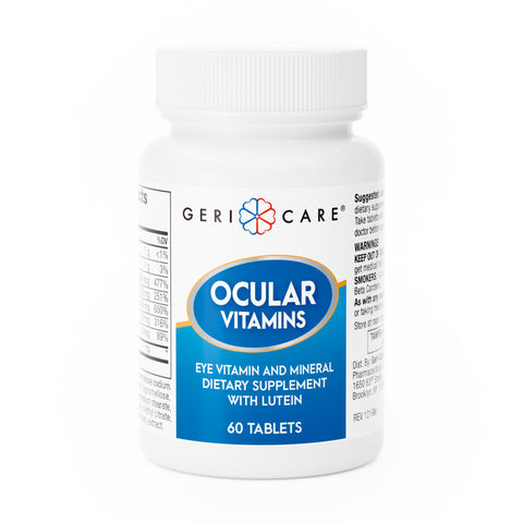 Eye Vitamin Supplement Geri-Care Vitamin A / Ascorbic Acid / Vitamin E Tablet 60 per Bottle