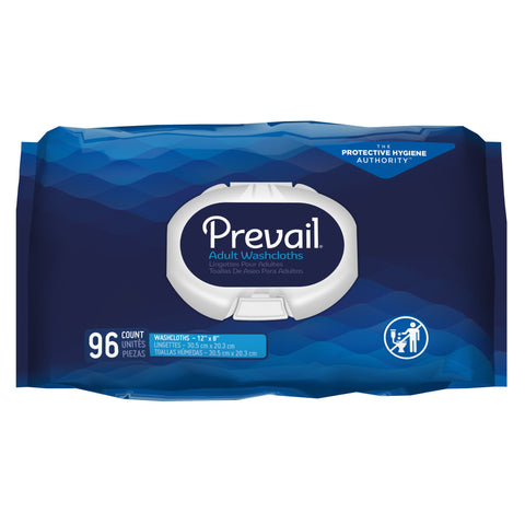 Prevail Adult Washcloths, Soft Pack, Aloe, Vitamin E