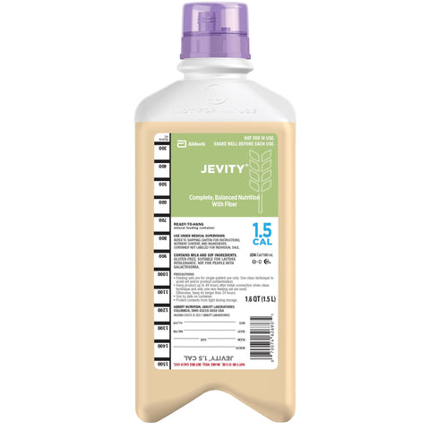Tube Feeding Formula Jevity 1.5 Cal with Fiber Unflavored Liquid 1.5 Liter