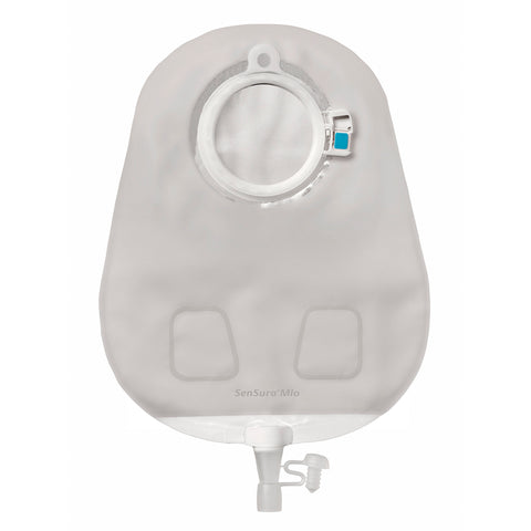 Two-Piece Drainable Ostomy Pouch with Anti-Reflux Valves and Water-Resistant Textile