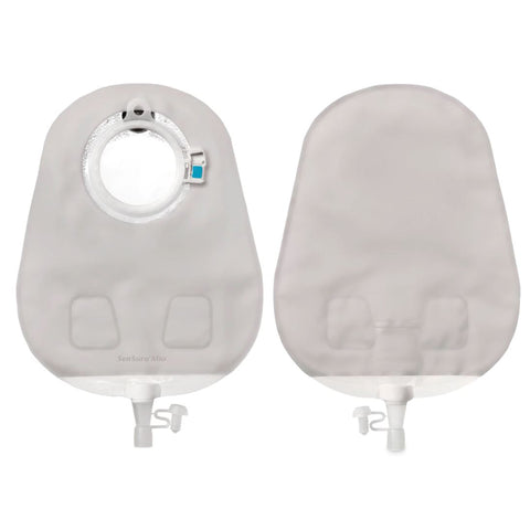 Two-piece Drainable Ostomy Pouch with Anti-Reflux Valves and Water-Resistant Textile