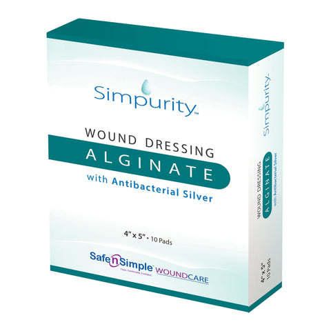 Simpurity Alginate with Antimicrobial Silver Wound Dressing