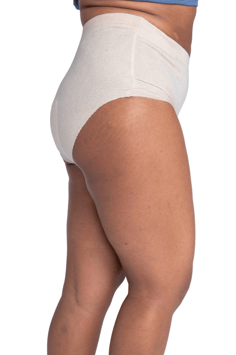 Nancy, Modeling our L underwear, Pant size 14