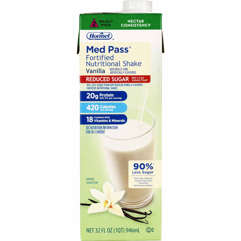 Oral Supplement Med Pass Reduced Sugar Liquid Carton