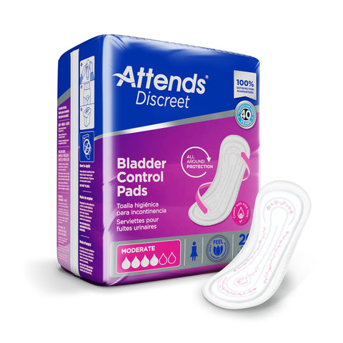 Attends Discreet Women's Incontinence Bladder Control Pads