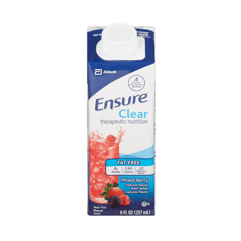 Ensure® Clear Therapeutic Nutrition, Mixed Berry, carton