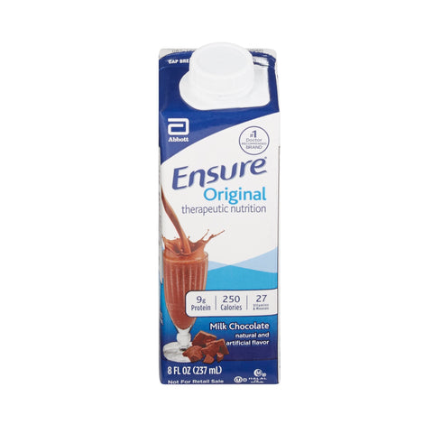 Oral Supplement Ensure Original Therapeutic Nutrition Shake Reclosable Carton