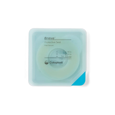 Brava® Thin Skin Barrier Ring, seal width.