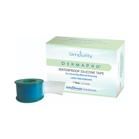 DermaPro™ Silicone Medical Tape, Transparent