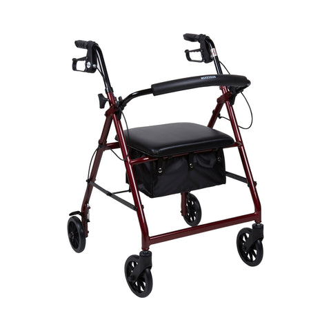 McKesson Folding Aluminum Four-Wheel Rollator
