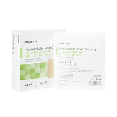 McKesson Silicone Gel Adhesive Foam Dressing
