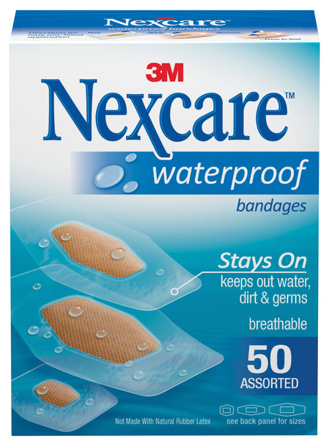 Nexcare Clear Waterproof Bandages