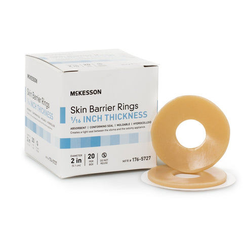McKesson Hydrocolloid Skin Barrier Ring for Ostomy