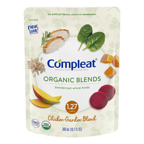 Compleat® Organic Blends Chicken-Garden Blenderized Whole Foods Pouch