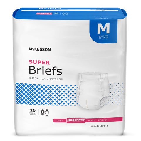 McKesson Super Moderate Absorbency Incontinence Briefs