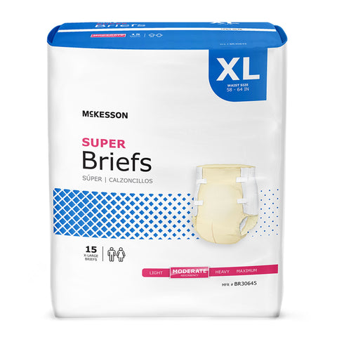 McKesson Super Moderate Absorbency Incontinence Briefs