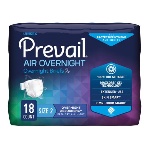Prevail Air‚ Overnight Briefs Overnight Absorbency
