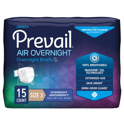 Prevail Air‚ Overnight Briefs Overnight Absorbency