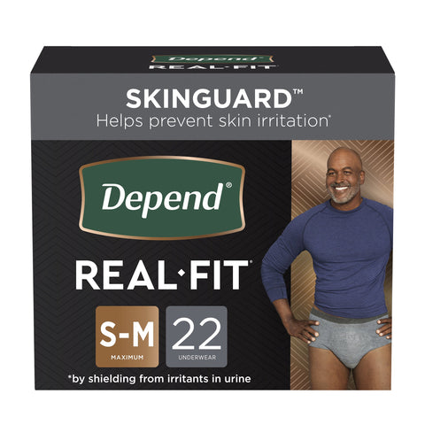 Depend Real Fit Adult Incontinence Underwear for Men