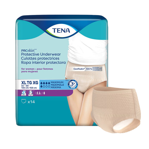TENA ProSkin Protective Incontinence Pull-Up Underwear for Women