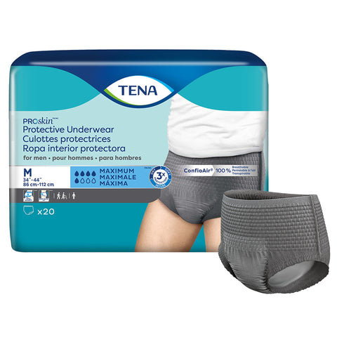 TENA ProSkin Protective Incontinence Pull-Up Underwear for Men
