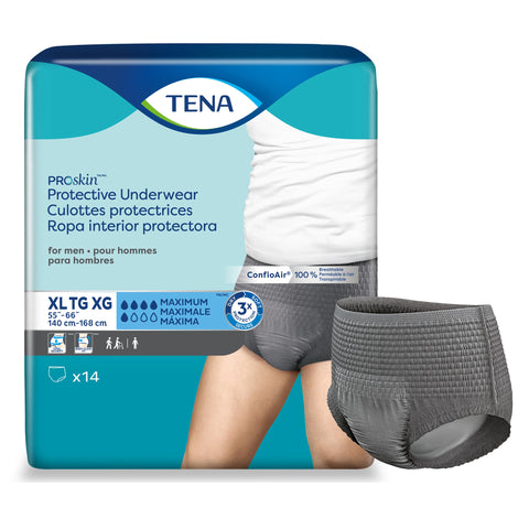 TENA ProSkin Protective Incontinence Pull-Up Underwear for Men