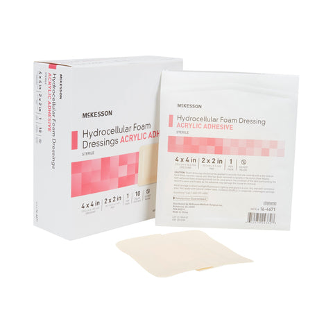 McKesson Acrylic Adhesive with Border Foam Dressing