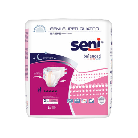 Seni Super Quatro Severe Absorbency Incontinence Brief
