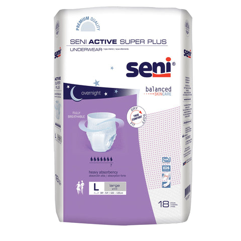 Seni Active Super Plus Overnight Heavy Absorbent Underwear