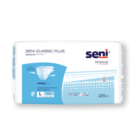Seni Classic Plus Brief Adult Diapers