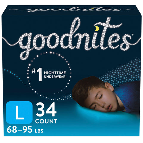 GoodNites NightTime Underwear for Boys