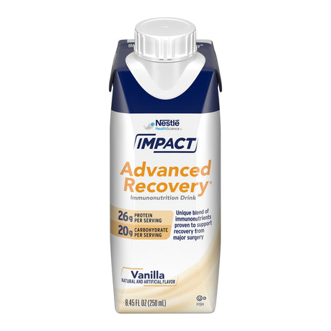 Oral Supplement Impact Advanced Recovery Reclosable Carton