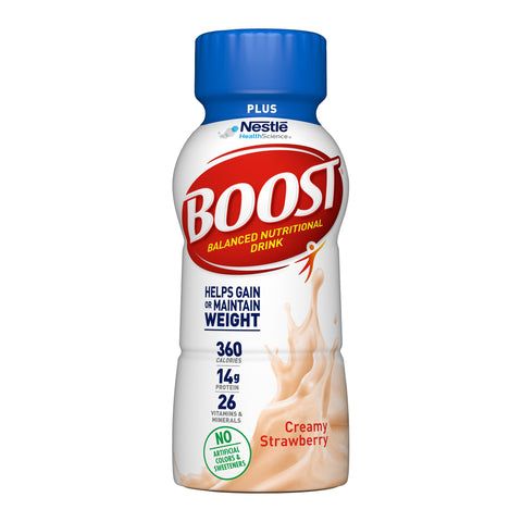 Oral Supplement Boost Plus Creamy Liquid Bottle