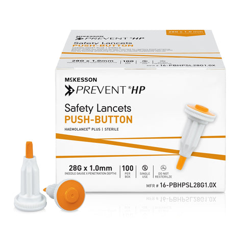 McKesson Prevent® HP Push Button Safety Lancet