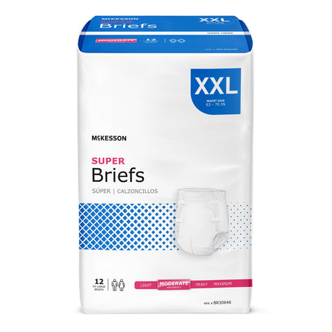 McKesson Super Moderate Absorbency Incontinence Briefs