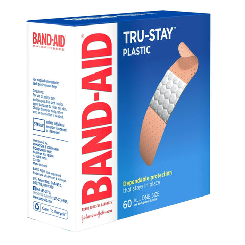Band-Aid Tru-Stay Plastic Adhesive Bandages