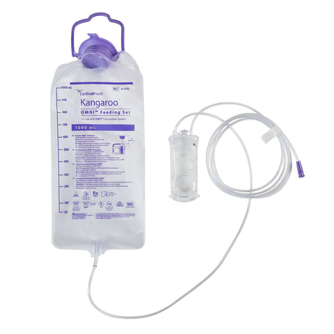 Enteral Feeding Pump Bag Set Kangaroo OMNI 1000 mL NonSterile